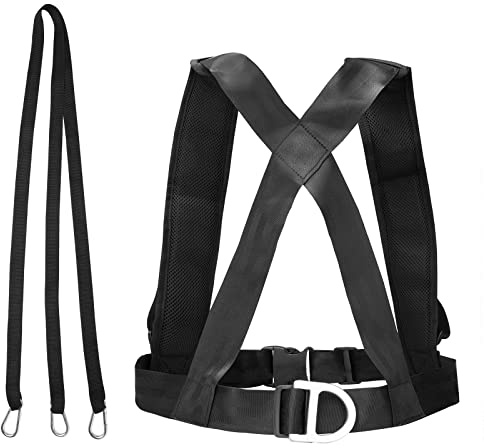 MOPHOEXII Youth Sled Harness,Sled Harness for Kids with Pull Strap, Tire Pulling Resistance Speed Training