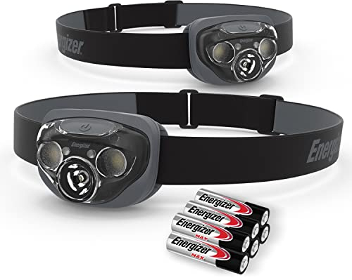 Energizer Stirnlampe LED, Vision HD Plus, Superhelle Kopflampe für Camping, Outdoor und Wandern, Batterie Enthalten, 1 Stück (1er Pack)