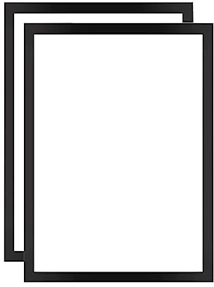 ACONDE 2 marcos magnéticos de 30 x 40 cm para pintura de diamantes, marco magnético para colgar en la pared del hogar, color negro