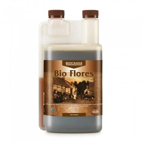 GROWMANIA Fertilizante Bio Flores de Bio Canna 1 L | Abono Biológico Etapa Floración | Orgánico 100% Certificado OMRI y CU