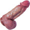 2.7 Diameter Extra Huge Realistic Silicone Dildo, 9.3 Real Skin Thick Giant Dildo with Big Suction Cup for Hands-Free and Large Anal Sex, XXL Fat Dildo with Wide Ball Toy,Suitable for Men and Women