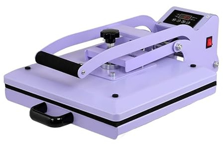 Pressa a caldo, piccola macchina elettrica completamente automatica per uso domestico, 40 x 50 cm, adatta per magliette, cappelli, ecc., 220 V (norme europee)