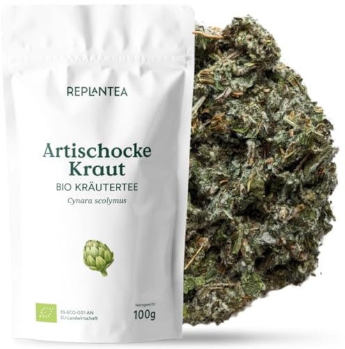 BIO Artischockenkraut Tee 100g Lose | Artischockentee Geschnitten | Unterstützung für Leber & Galle | Verdauungsfördernd | Cynara scolymus