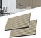 UISEBRT Lot de 2 panneaux acoustiques - Revêtement mural - En bois véritable - Placage en bois véritable - Panneaux acoustiques - Panneau mural 3D - Feutre acoustique - 120 x 60 cm - Couleur bois