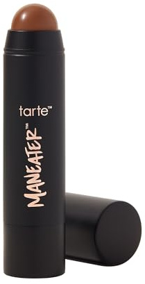 tarte maneater silk stick bronzer – Buildable Lightweight Cream Bronzer, Natural Matte Finish, Vegan & Cruelty-Free, full size, after dark