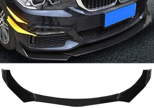 YHBIBI 5Stück Auto Frontspoiler für Ford Kuga MK2 2013-2020, Frontstoßstange Spoiler Lippe Antikollisionsschutz Auto Modifiziertes Zubehör,A-Black