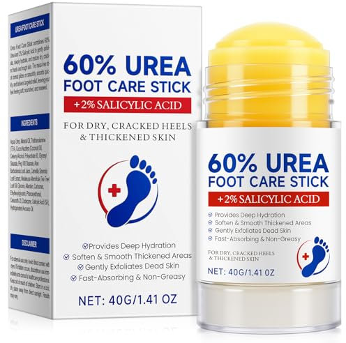 Crema Piedi Arricchita con Urea al 40% per Levigare la Pelle Ruvida e Dura, Idratazione Profonda per Piedi più Morbidi e Lisci,40g