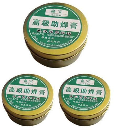 High-Quality Soldering Flux Paste for Precision, Lötflussmittelpaste, Lötflussmittel Zinnpaste Flussmittel Paste, Lötpaste Flussmittel, für Mechaniker, Metall-, Zinn,Telefon, Bauelemente (3PCS)