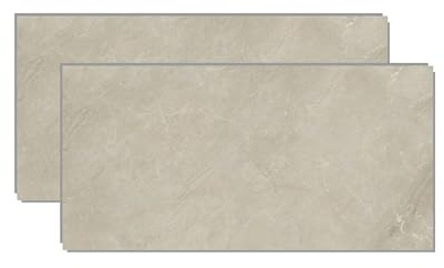 IZODEKOR – PVC Wandpaneel Betonoptik/Natursteinoptik Grau 60x120cm – 2 Stück – Wasserfest, Kratzfest, Hitzebeständig Spritzschutz – PVC Wandverkleidung für Küche & Bad - Sandstein Beige