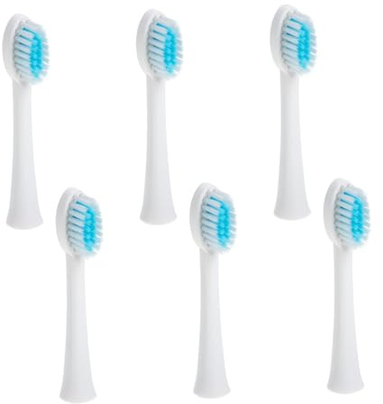 Cabezales X-3, para Eléctricos de Dientes de Cepillos Repuesto X. Q. Q M. 6 | Blanco, Vibración y Limpieza Eficaz, Resistentes al Agua, Accesorios Incluidos para Uso Diario