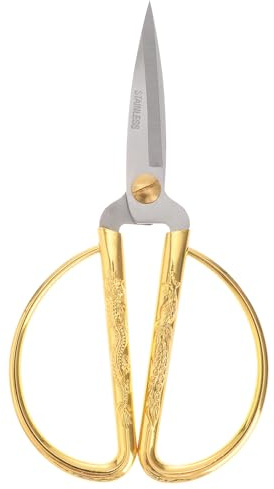 LOLIPPYY Forbici da Sarto in Acciaio Inox 6,5 Impugnatura Ergonomica, Tagliafilo per Cucito e Ricamo, Forbici da Cucito per Uso Domestico e Lavori Fai da Te