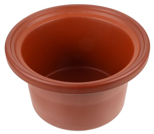 BESPORTBLE Insert en Céramique Réutilisable pour Mijoteuse 4,5 L, Revêtement Cuisson Multifonction en Céramique Alimentaire, Insert pour Casserole Électrique, Accessoire Cuisson Maison