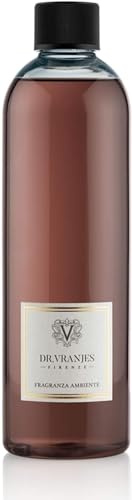 Dr. Vranjes - Recarga de Melograno 500 ml con Varillas Blancas – Recarga difusor, Fragancia de habitación de Lujo, Made in Italy, Aromas: Afrutada, Pirámide Olfativa: Sandía, Jazmín, Casis