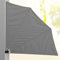 Parasol Mural Protection du Soleil Polyester Gris 160cm x 160cm