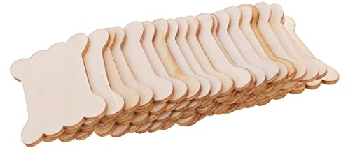 Sharplace 20 Pieces Wooden Blank Cardboard Floss Bobbins Embroidery Cotton Thread Fishing Line Organizer Holder Board
