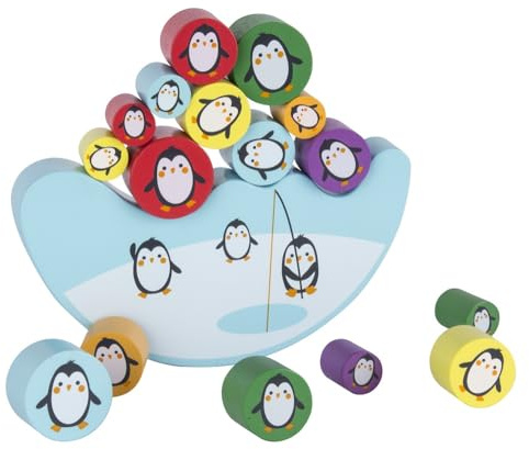 Apli kids 17203 - Puzzle Équilibre Balancing Game Pingouins