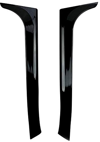 2 Stück Heckscheibe Seiten Spoiler für Go-lf 6 MK6 2008-2018 Auto Karosserie Heckspoiler Modifizierte Stoßstange Canard Diffusor Spoiler Lip Splitter ABS Seitenflügel Aufkleber Schwarz