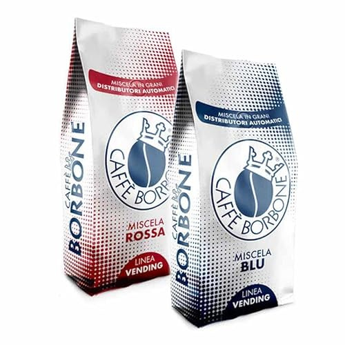 CAFFÈ BORBONE Kaffebohnen ROTE und BLAU Mischung 500 gr x 2