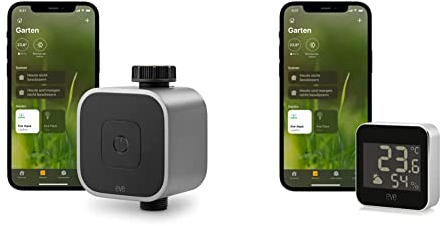 Eve Aqua - Smarte Bewässerungssteuerung per App oder Siri, automatisch bewässern & Weather - Connected Weather Station wit Apple HomeKit technology for tracking temperature