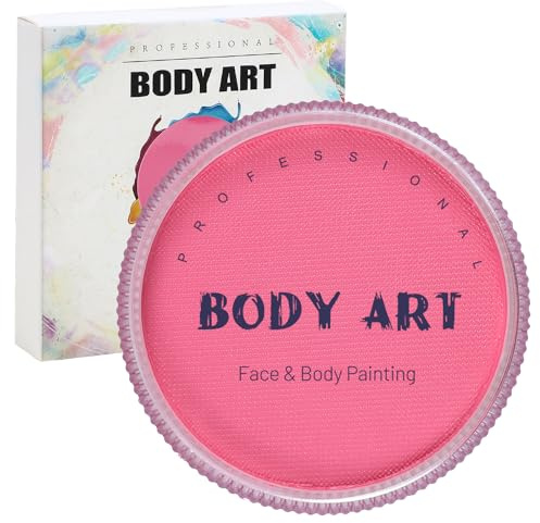 MOEMOE BABY Kinderschminke Set, Wasserbasis Gesichts- und Körperfarben für Kinder Erwachsene, Schminkfarbe für Paty Halloween Rosa