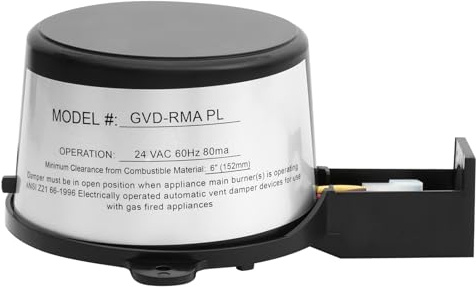 GVD-6 Vent Damper Motor 46491600 Compatible with Field Controls, GVD GMA PL Boiler Damper Motor Fit for GVD-6，GVD-5 Model Dampers