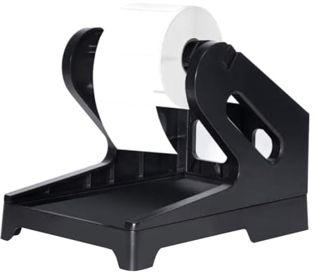 Tyatocepy Porte-étiquettes Porte-étiquettes thermiques pour rouleau et étiquette d'expédition pliante Pièces d'imprimante de bureau Accessoires B