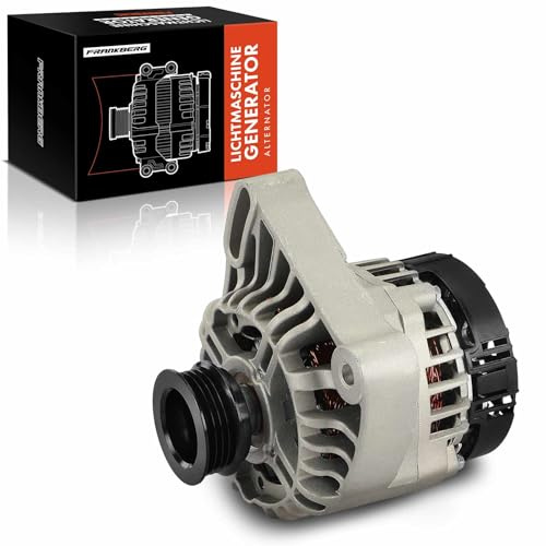 Frankberg Alternator 70A Compatible with 500 312 1.2L 1.4L Petrol 2007-2024 Punto 199 1.2L 1.4L Petrol 2013-2024 0169 1.1L-1.4L Petrol 2003-2013 Replace# 51700675