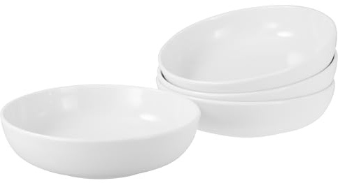 Creatable, 22555, Serie Allround Weiss, 4-teiliges Geschirrset, Poke Bowl Set aus Porzellan, spülmaschinen- und mikrowellengeeignet
