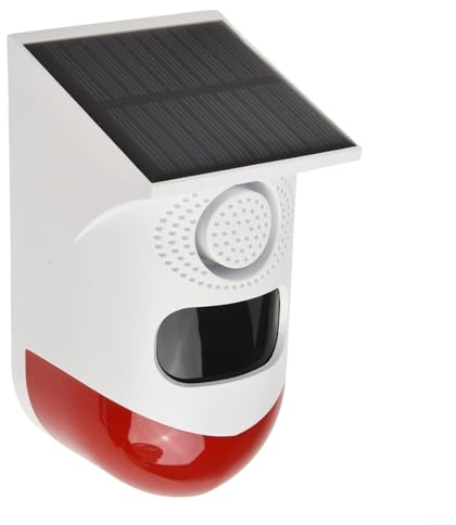 Besttoolifes Allarme con sensore di movimento, sensore di movimento WiFi per esterni/interni, controllo APP o telecomando da 100 m, rilevatore di movimento wireless a infrarossi per casa, fattoria,