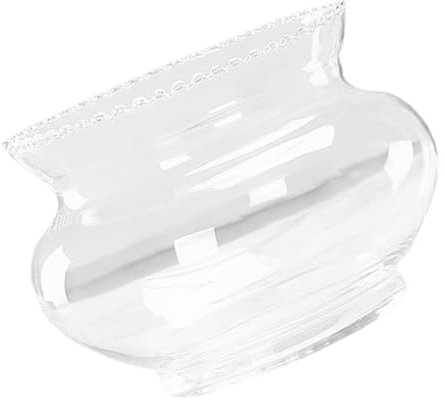 Sosoport Glass Fish Bowl Small Aquarium Plant Bowl Decorative Fish Tank Plant Cup