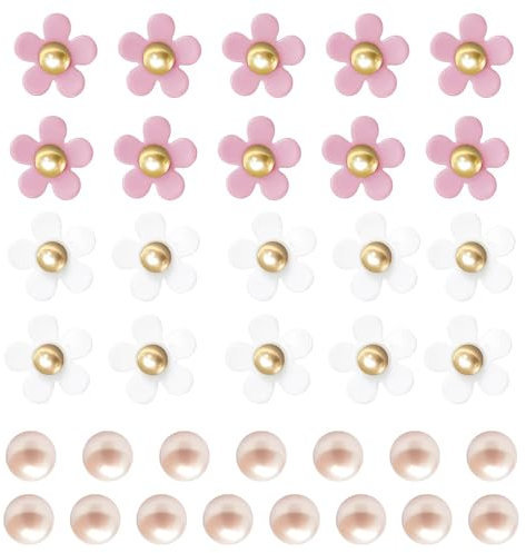 35 Stück Crocs Stecker, Blumen Schuhanstecker für Crocs Anstecker Pins Schuh Charms Abnehmbar Schuhanhänger für Mädchen Frauen Kinder