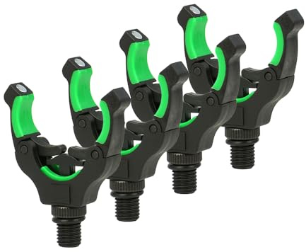 4 Stück Karpfen-Angelrutenhalter, Gripper für Rutenhalter mit magischen Magnet-Clips, halten Ihre Angelrute