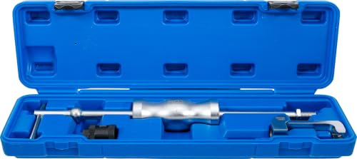 BGS 62005 | Diesel-Injektoren-Auszieher | 3-tlg. | für Mercedes-Benz CDI | Baureihen OM611, OM612, OM613 | Gleithammer 1,85 kg | Gewindeadapter M27 x 1,0 / M16 x 1,5 | Abziehklaue M16 x 1,5