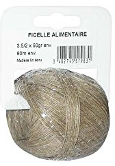 CORDERIE TOURNONAISE Ficelle Lin écru 3.5/2 50gr, Voir Descriptif