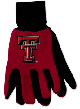 Wincraft Texas Tech - Guantes de dos tonos