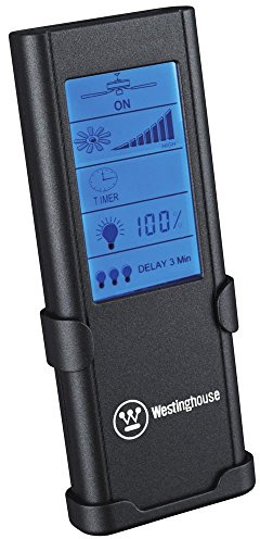 77841 Radio Frequency Ceiling Fan and Light Remote Control with Touchscreen and Timer