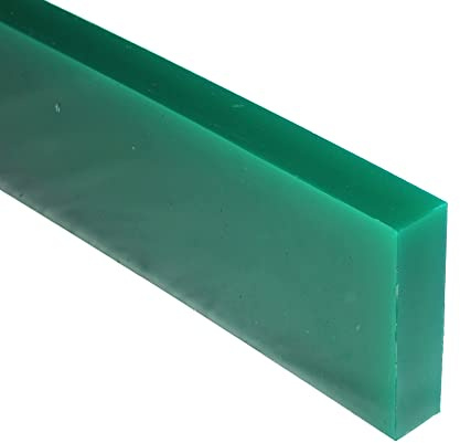 1m PU Schürfleiste 150x40mm Schneeräumleiste Schneepflug PUR Grün 85° Shore A Schneeschild Polyurethan NEU Old-Harvest