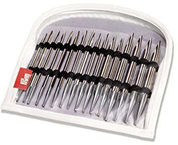 Prym Circular Knitting Needles Set, Interchangeable, Wood, 4-10mm