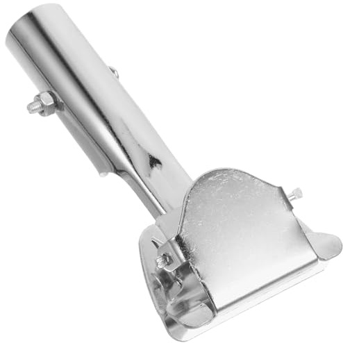 IMIKEYA Mop Rod Chuck Replacement - Stainless Steel Universal Rotating Mop Chuck Clamp Head Adapter Accessory for Household Cleaning Tools