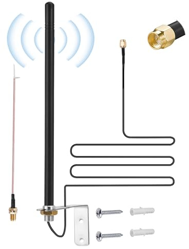 Nelawya 868 MHz Antenne SMA Stecker Lora Antenne für Raspberry Pi CCU2 CCU3 Charly CUL USB CC1101 GSM ELV Kit RaspberryMatic piVCCU Homematic LoRa Modul