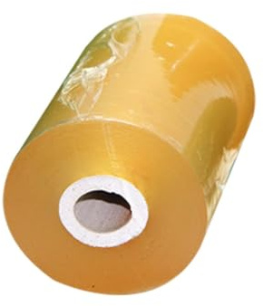 AKOOSY Selbstklebendes Veredelungsband Gelb 3cm Breit Dehnbares Pe Baumveredelungsband für Obstbäume Gemüse und Gartenpflanzen UV Beständig Biologisch Abbaubar ohne Verknoten