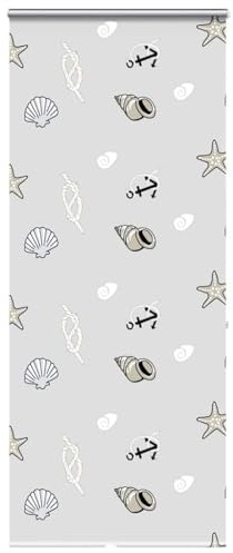 Tenda a rullo per finestra da tetto, con cassetta, 110 x 240 cm, larghezza tessuto 106 cm, per finestre interne a parete, montaggio a soffitto e finestra