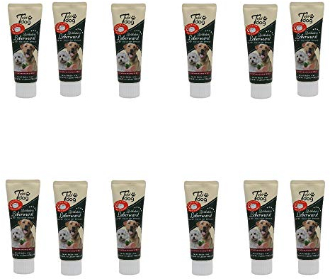 12 x Tubi-DOG Tubi Dog Hundeleberwurst in der Tube 75g im 12er Set