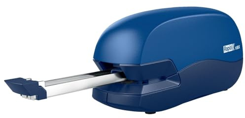 Rapid F Serie 10BX Mobiles Elektrisches Heftgerät, 10 Blatt, batteriebetrieben, Kunststoff/Metall, Blau, 5000295