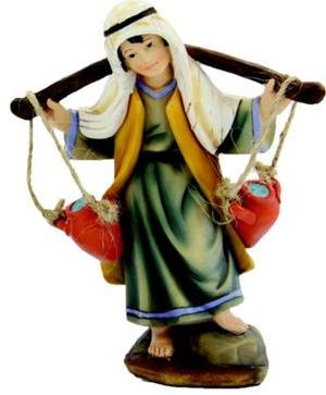 Unbekannt Krippenfiguren Wasserträger geeignet für 9cm Figuren
