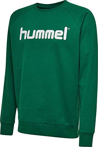 Hummel Herren Sweatshirt HMLGO COTTON LOGO, Evergreen, 2XL, 203515-6140