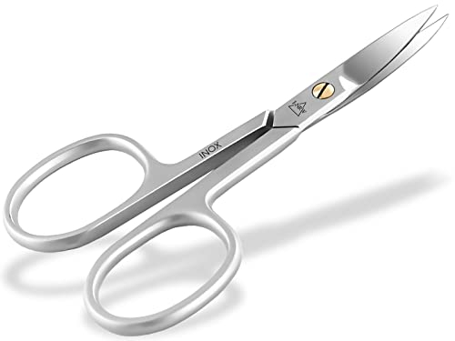 Profi Nagelschere mit Extra Scharfer gebogener Schnittfläche zum präzisen kürzen von Finger- und Fußnägel 9 cm aus rostfreiem Edelstahl