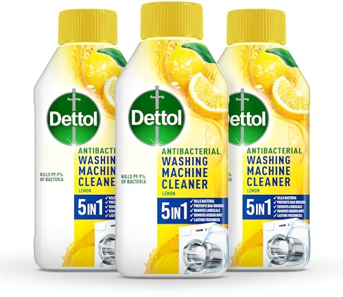 Dettol Lemon Breeze Washing Machine Cleaner, 250 ml, Pack of 3