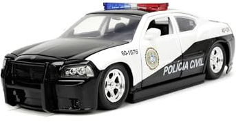 Jada Toys F&F 2006 Dodge Charger Police 1:24