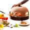 Emerio Pizzaofen PIZZARETTE das Original handgemachte Terracotta Tonhaube mit Hitzereflektor Schild patentiertes Design für Mini-Pizza Familien-Spaß für 6 Personen Funcooking Star Nr.1 | PO-115984.8